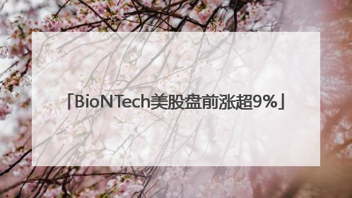 BioNTech美股盘前涨超9%